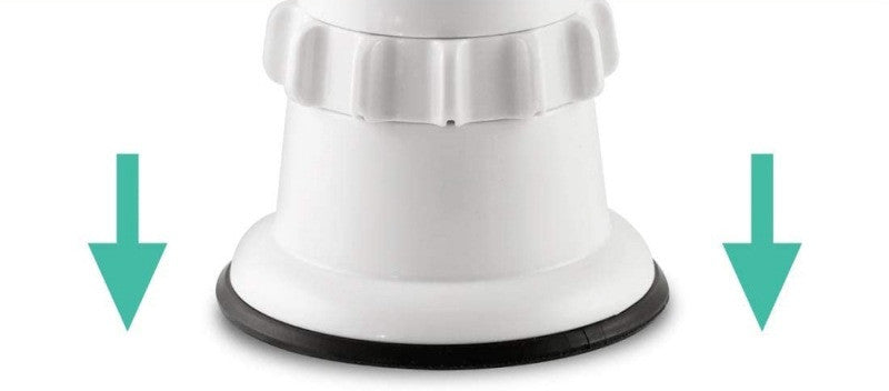 3 in 1 Rotary Vegetable Cutter - Manual Drum Slicer Shredder Grater - Suction Base