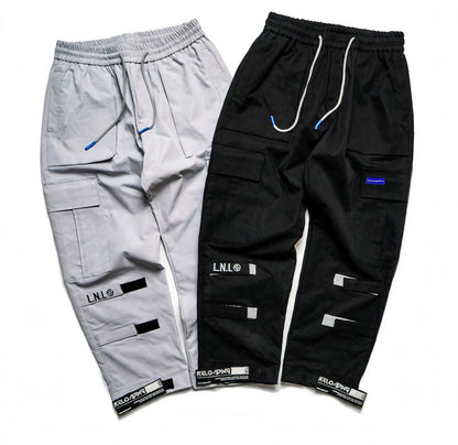 Men's Tactical Cargo Jogger Pants - Loose Multi-Pocket Streetwear Cargo Pants - Techwear