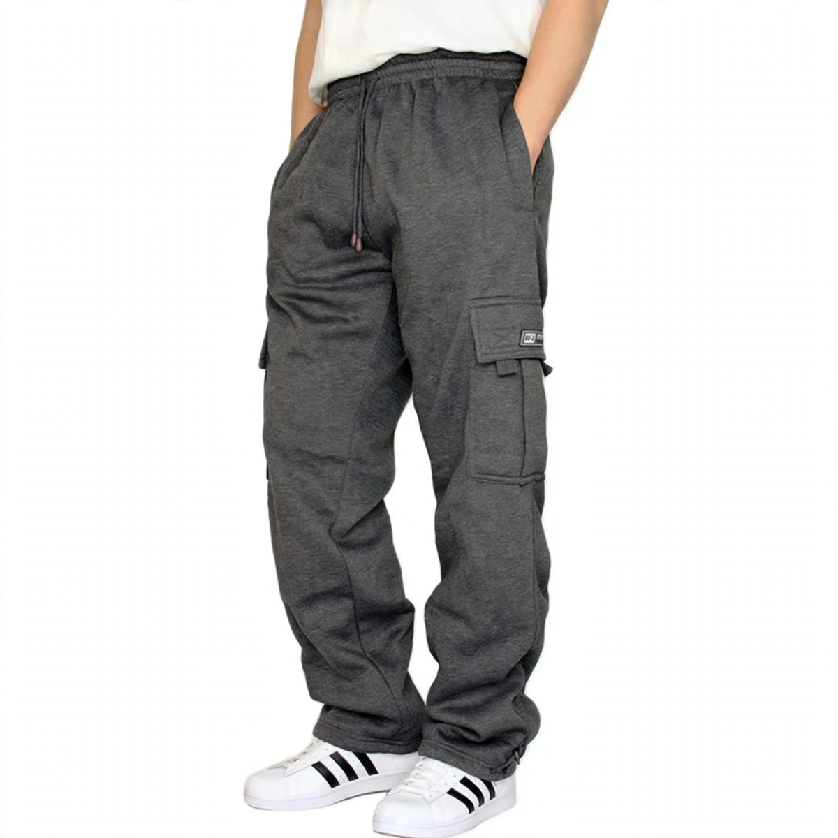 Men's Loose Sports Cargo Jogger Sweatpants - Multi-Pocket Leisure Pants - S-5XL