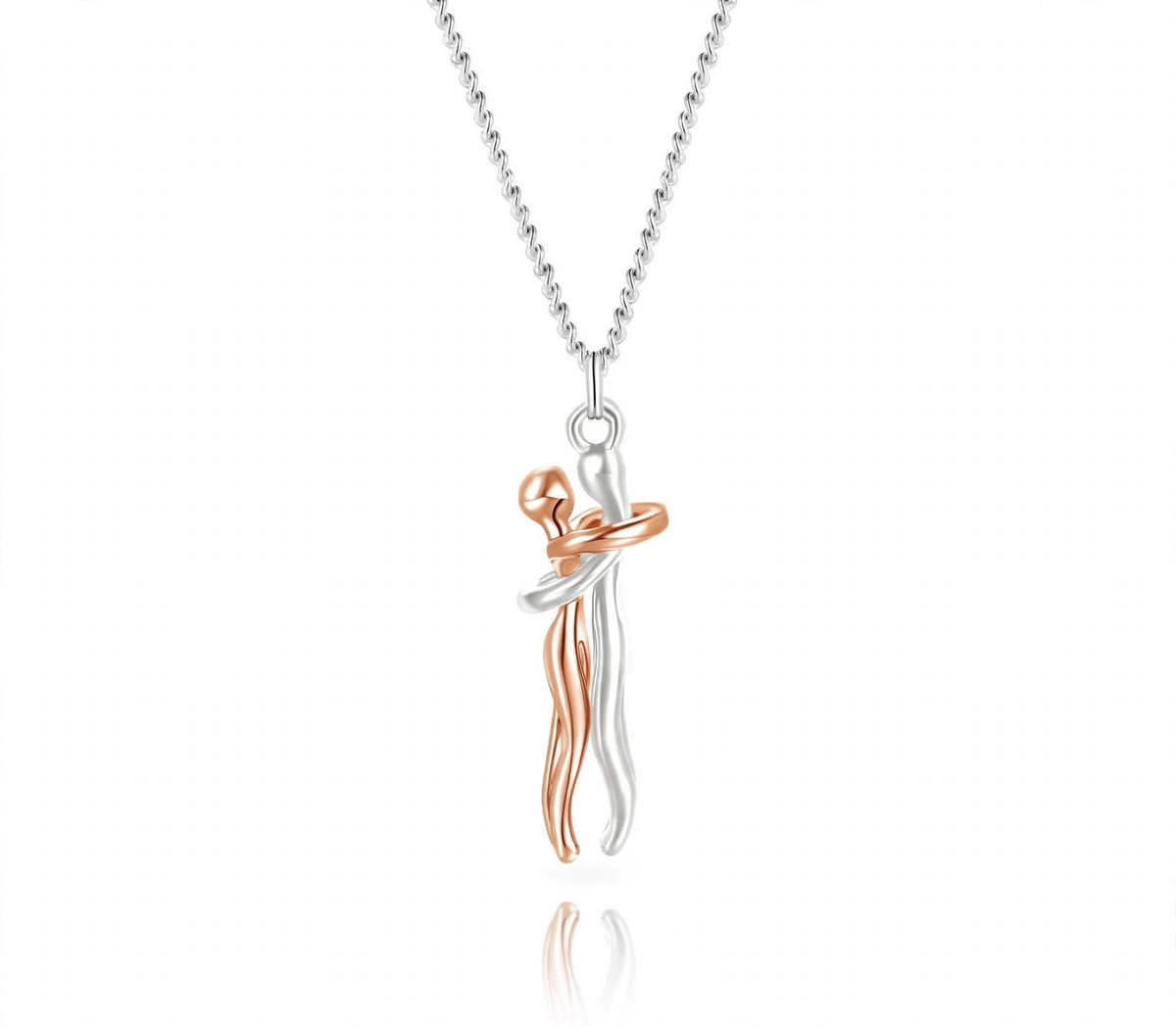 The Hug Pendant - Emotional Love Necklace - 3CM Cartoon Couple