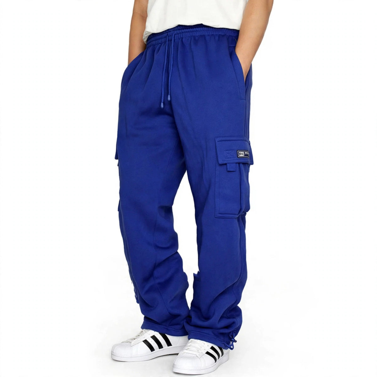 Men's Loose Sports Cargo Jogger Sweatpants - Multi-Pocket Leisure Pants - S-5XL